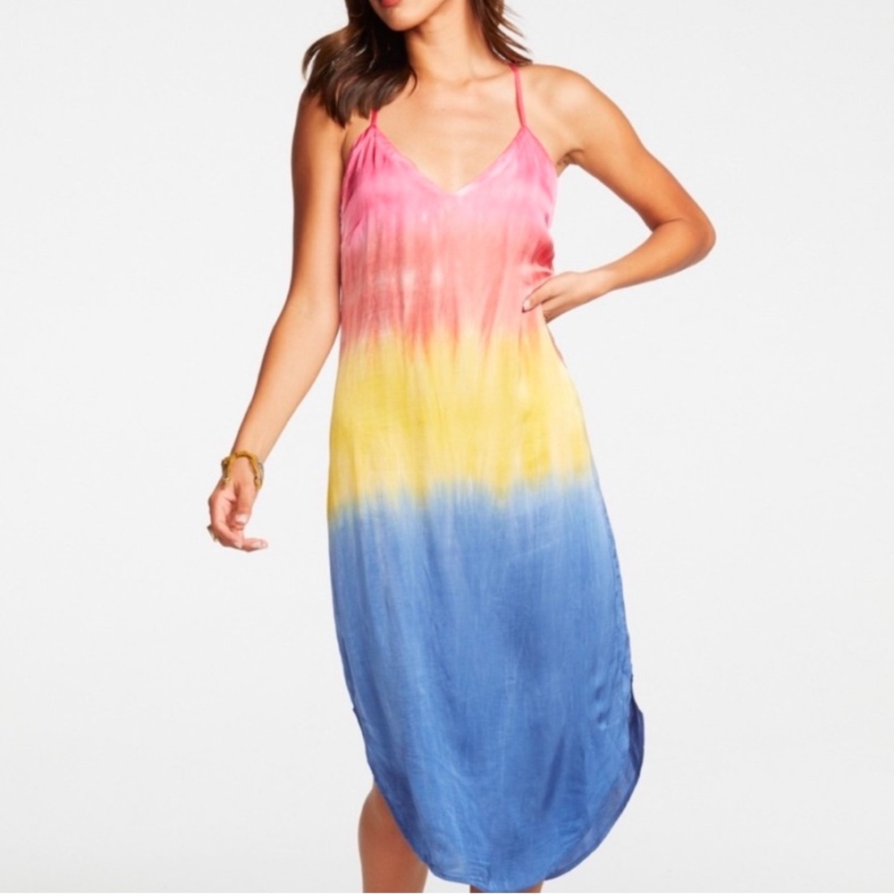 Colorful Chaser Prisim Dye loungewear /Cover up NWOT